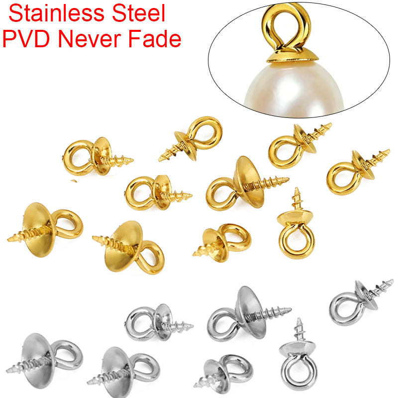 20pcs Stainless Steel Pearl Pe - огляд і ціна Jewelry Making Pins