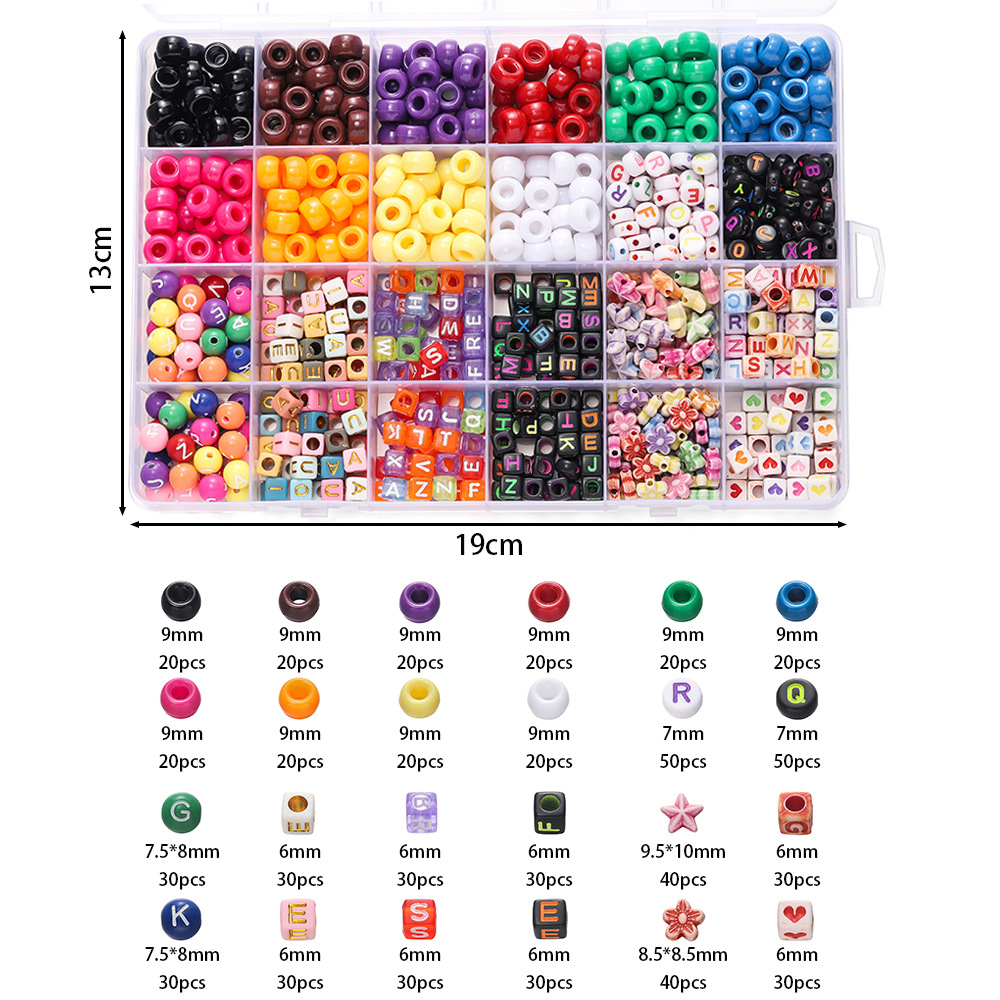 1 Box Colorful Acrylic Pony Be - огляд і ціна Bead Organizer Tray